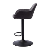 Cubo Barstol Randig Mörkgrå