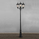 Firenze 3-arm E27 2.2m Lyktstolpe Mattsvart