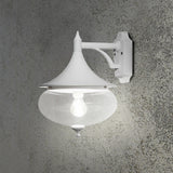 Libra E27 Ner 39.5 cm Vägglampa Ute Vit