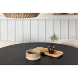Bootcut, Berit Rund matgrupp Beige, Svart, Svart, ⌀110