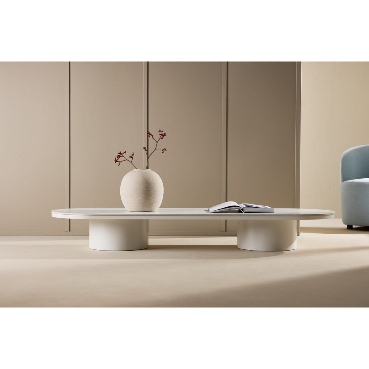 Narvik Soffbord Beige, 190 x 60