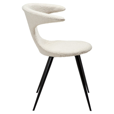 Flair Stol Dove Bouclé, Black