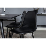 Sleek, Polar Rektangulär matgrupp Svart, Svart, 195 x 95