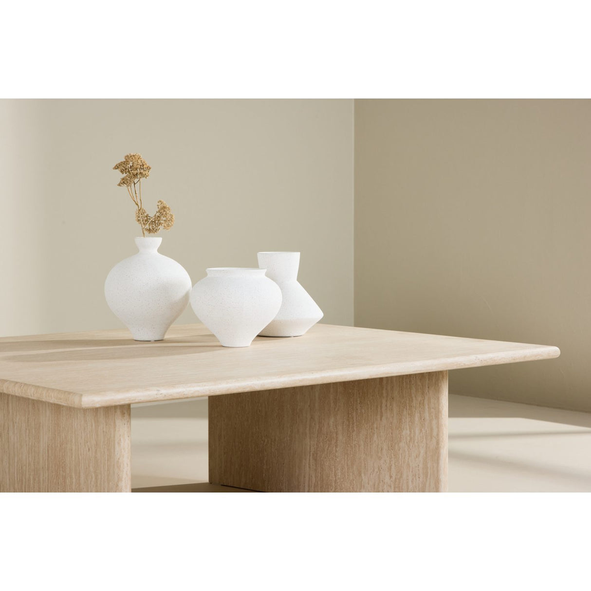 Skagen Soffbord Beige, 120 x 100