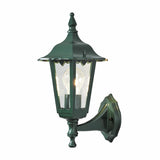 Firenze E27 Liten Vägglampa Ute Upp, Grön
