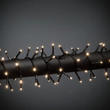 Cluster LED Svart kabel 30V/IP44 Ljusslinga Ute 13.18m, Varmvit