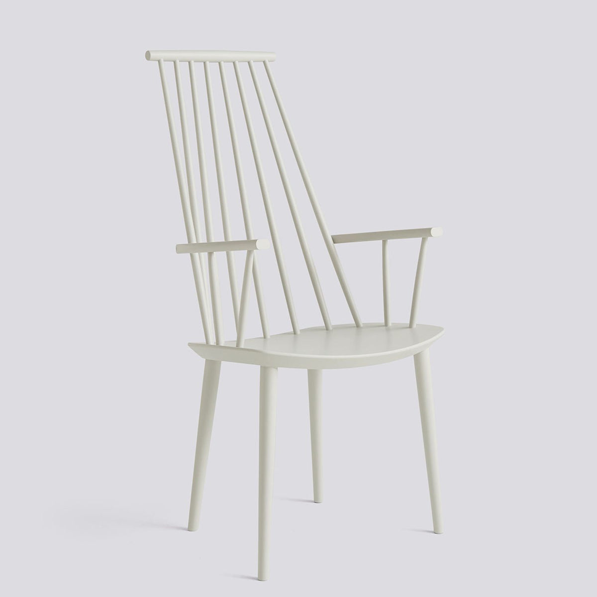 J110 Stol Warm grey – bokfaner med vattenbaserad lack, Warm grey – massiv bok med vattenbaserad lack
