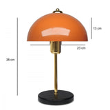 Muskat (H 38 cm) Orange Bordslampa