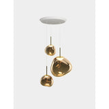 Melt Trio Round Pendelsystem LED Bronze