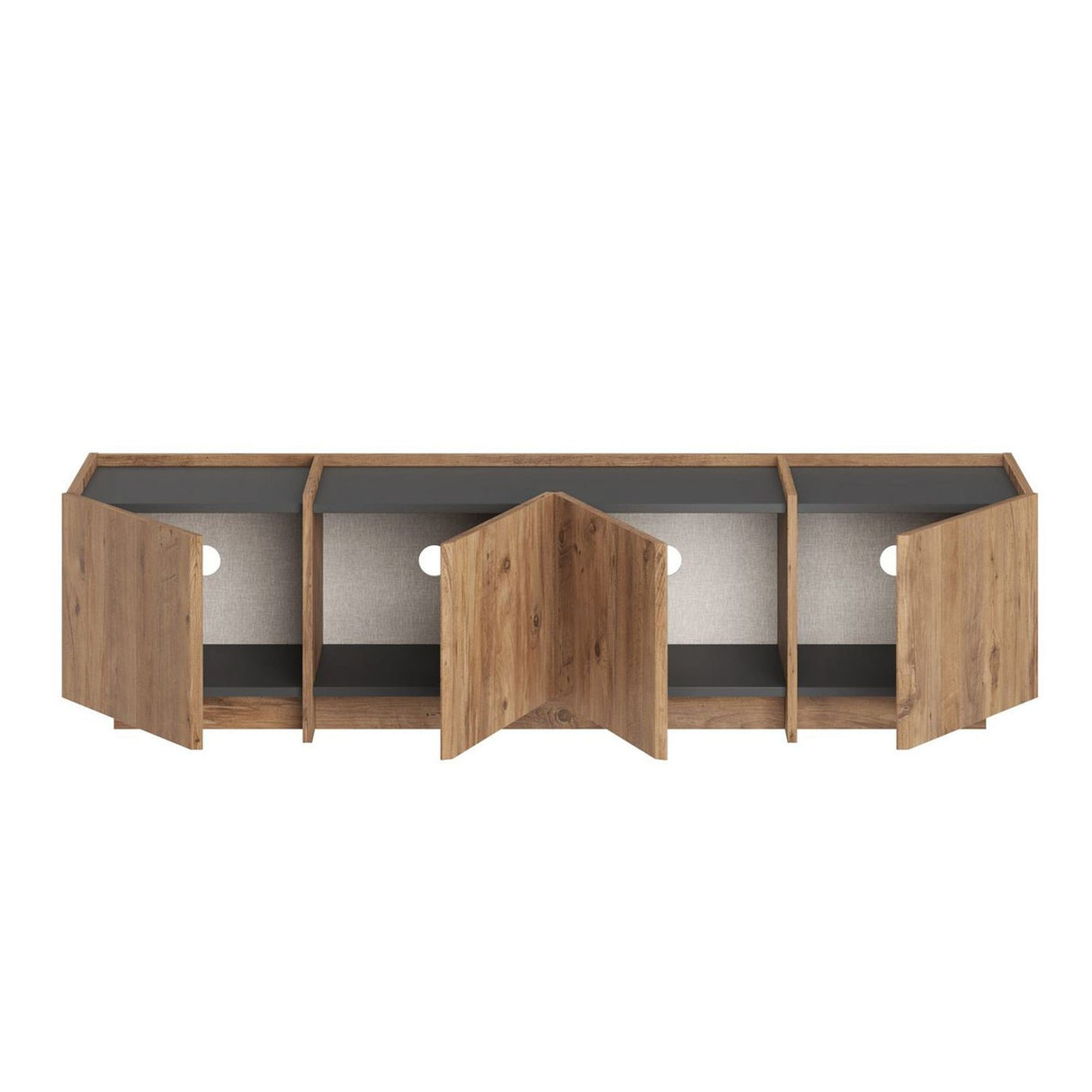 Victoria TV-bänk Atlantic Pine Antracit