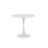 Hamden Runt matbord Vit, 80