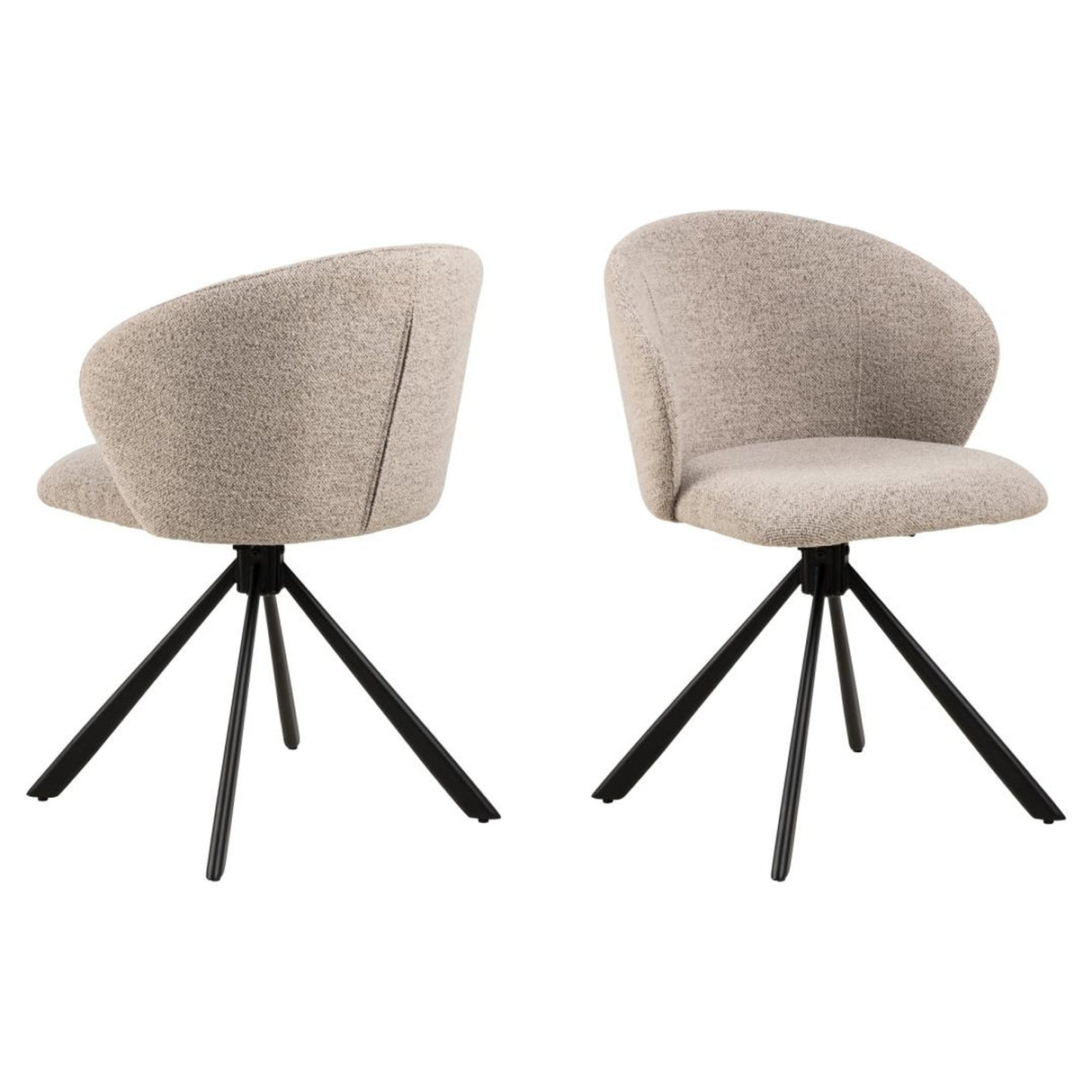 Pippa Matstol Monza tyg Beige