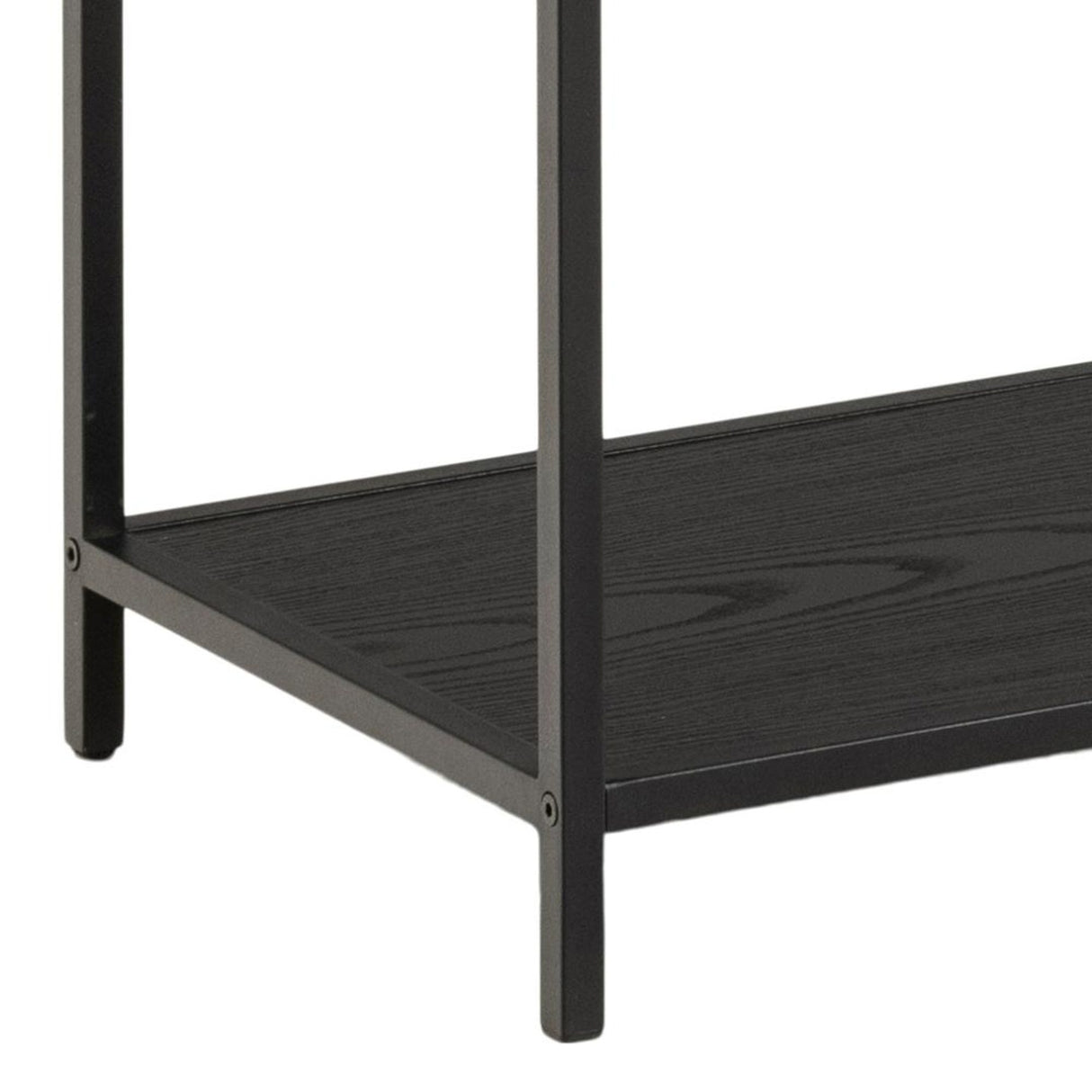 Seaford Bokhylla 150x135x35 cm Svart aska