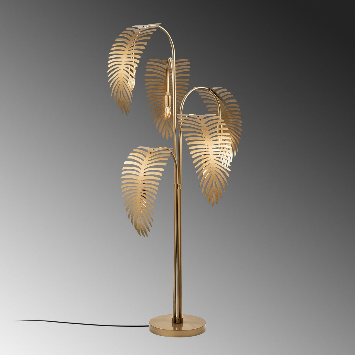 Palmtree Golvlampa Gold
