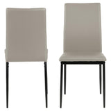 Demina Matstol PU Taupe
