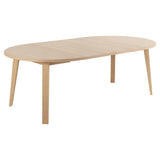 Arendal Förlängningsskiva 3x50x120 cm Vitpigmenterad Ek