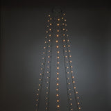 Slinga Frostad LED Mörkgrön Kabel Julgransbelysning Amber, 240 cm