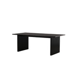 Vail Rektangulärt matbord Svart, MDF, 200 x 100