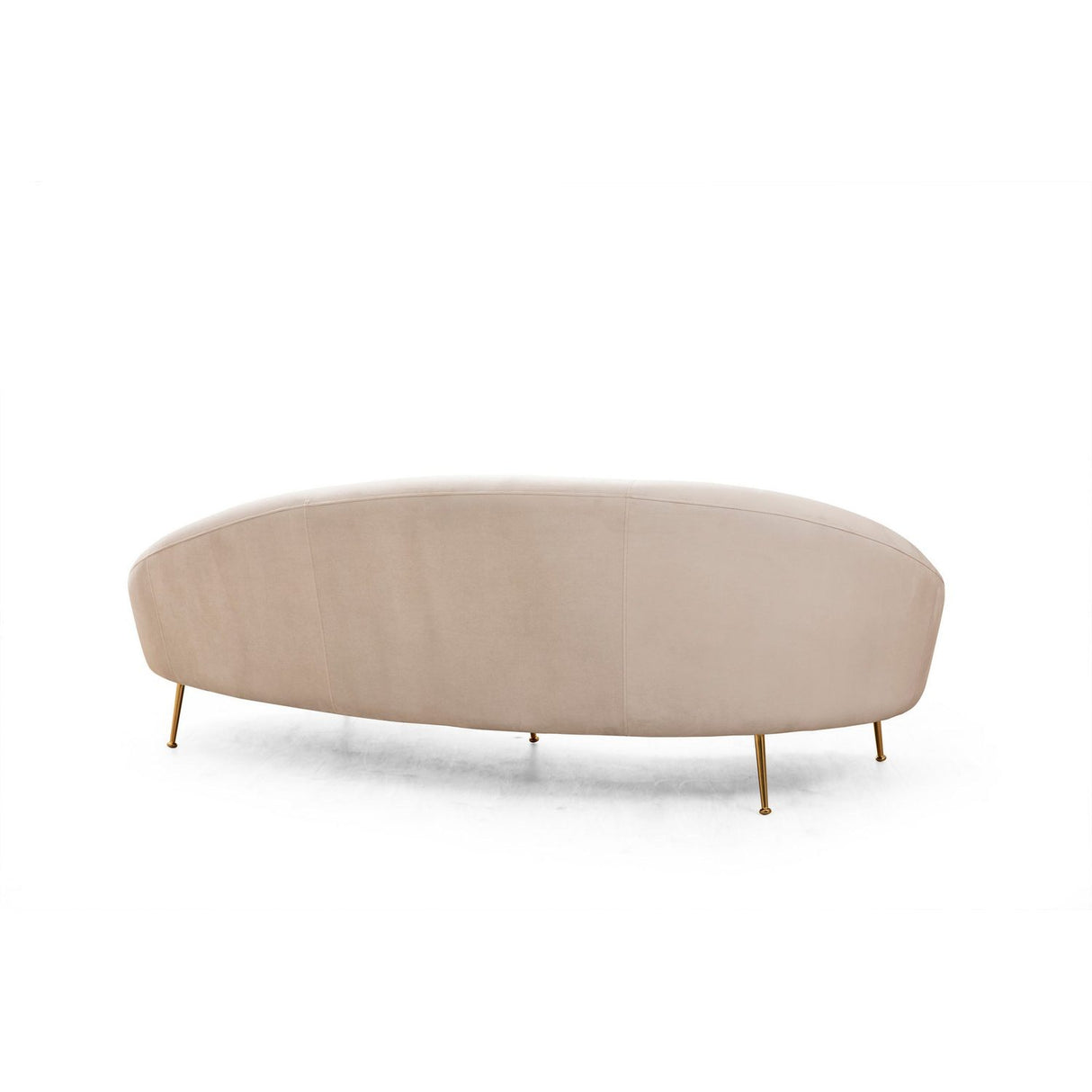 Oslo (255 x 120 x 85 cm) 3-sitssoffa Beige, Vänster