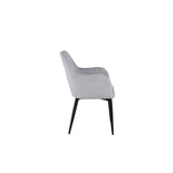 Comfort Matstol Svart, Polyester manchester