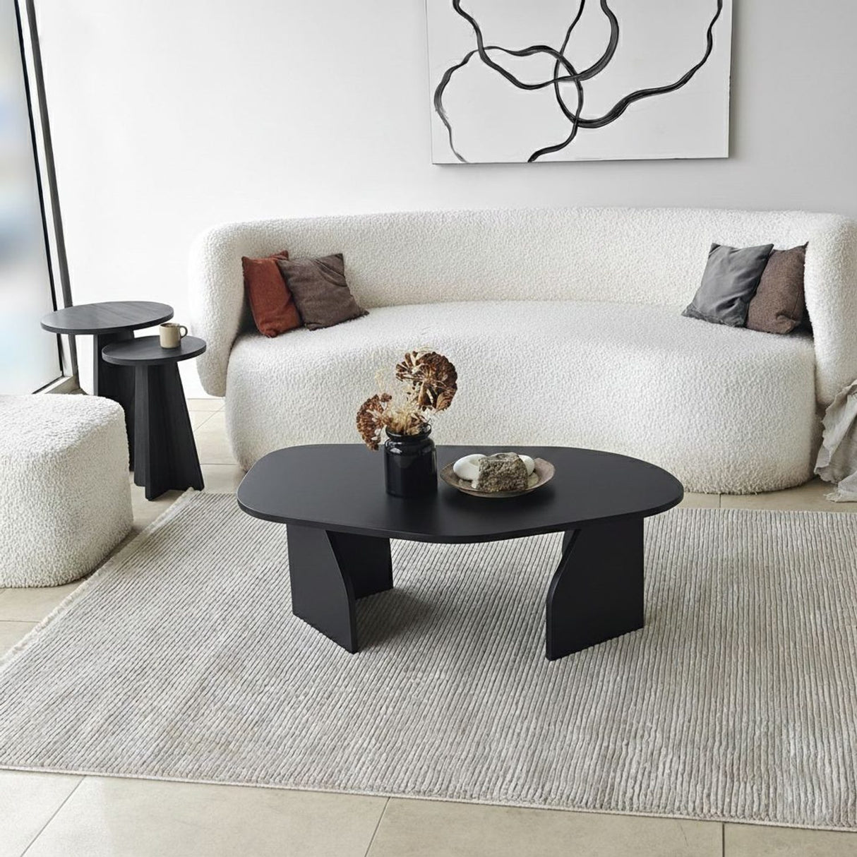 Nova (100 x 35 x 60 cm) Soffbord Svart