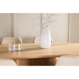 Stjärnö, Night Oval matgrupp Beige, Svart, Natur, 200 x 90