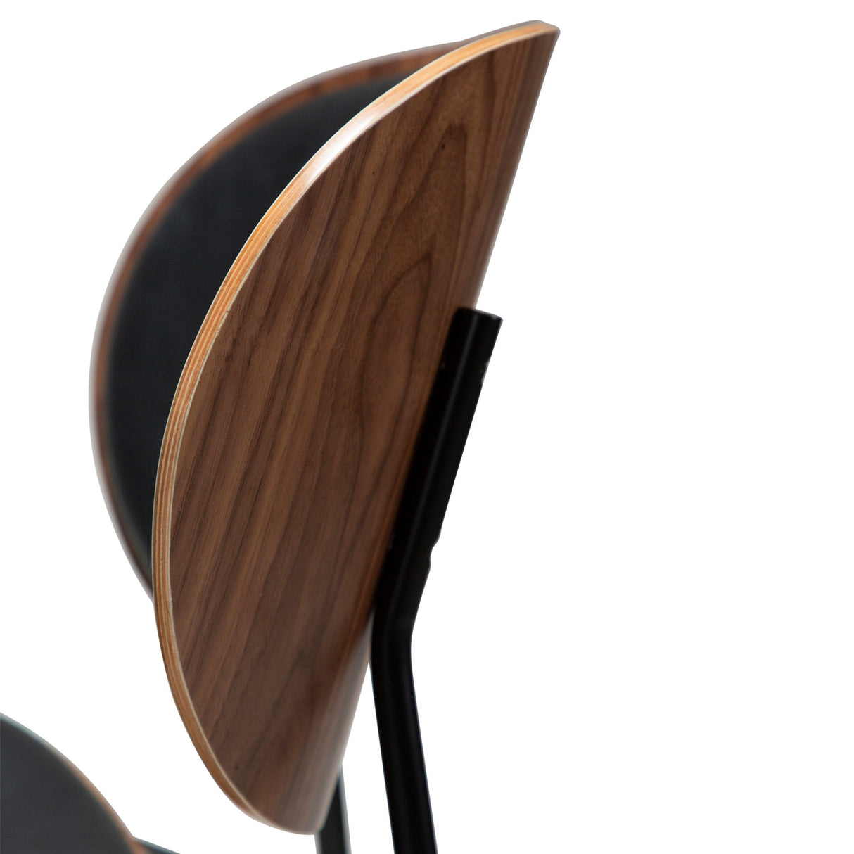 Clementina Stol Raven Black, Walnut