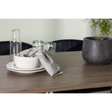 Andy, Selma Oval matgrupp Svart, Natur, 180 x 90