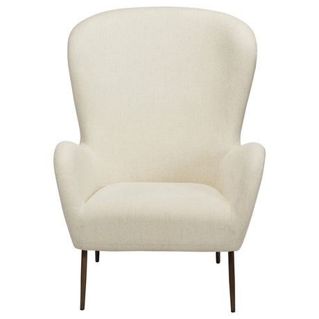 Glam Loungefåtölj Bone White, Antique Brass, 105 cm