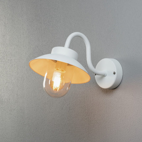 Vega Mini E27 Vägglampa Ute Vit