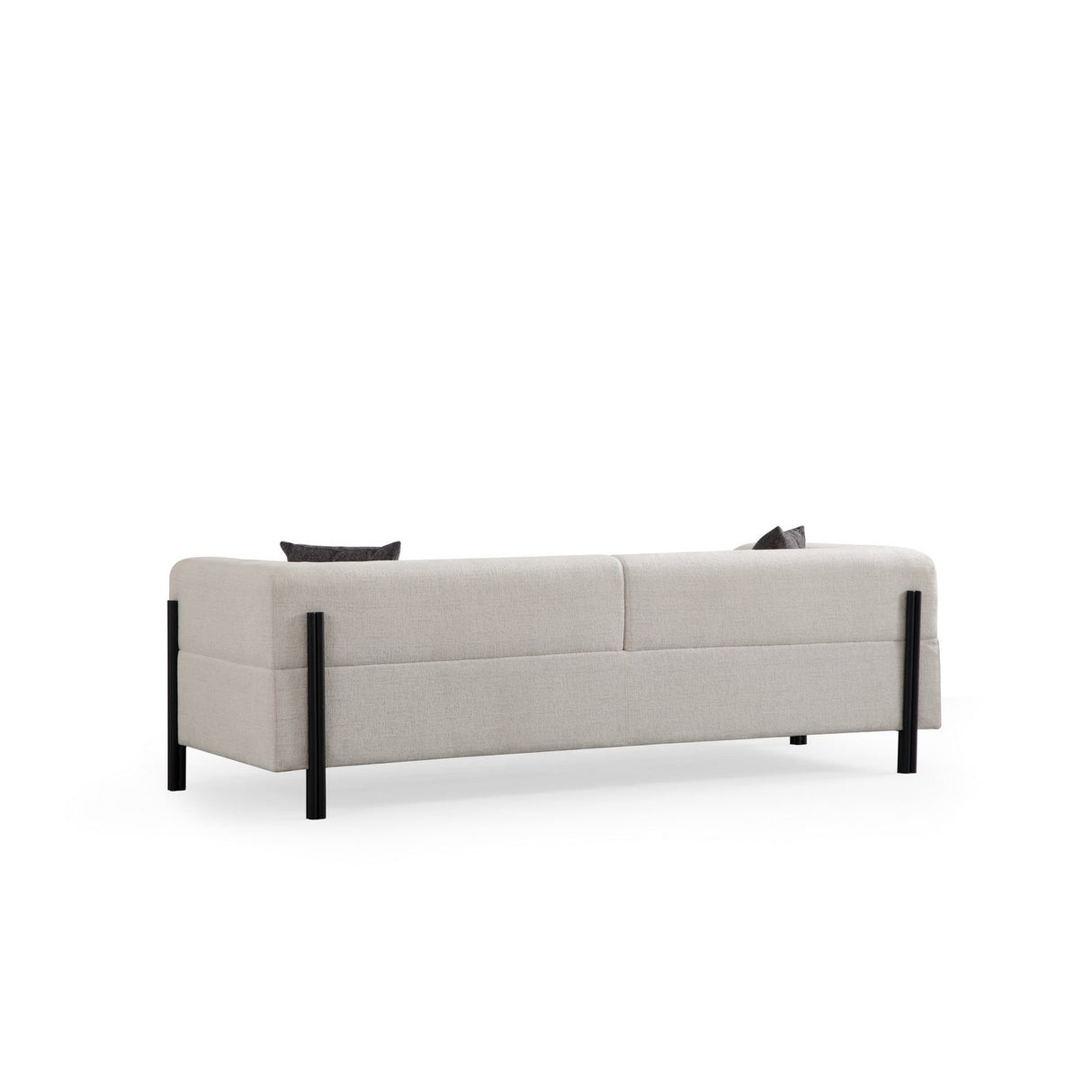 Doha 3-sits (225 x 93 x 75 cm) 3-sitssoffa Vit
