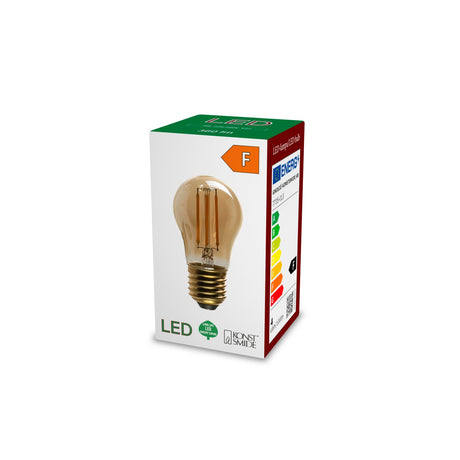 Glödlampa E27 LED P45 Glödlampa Gul