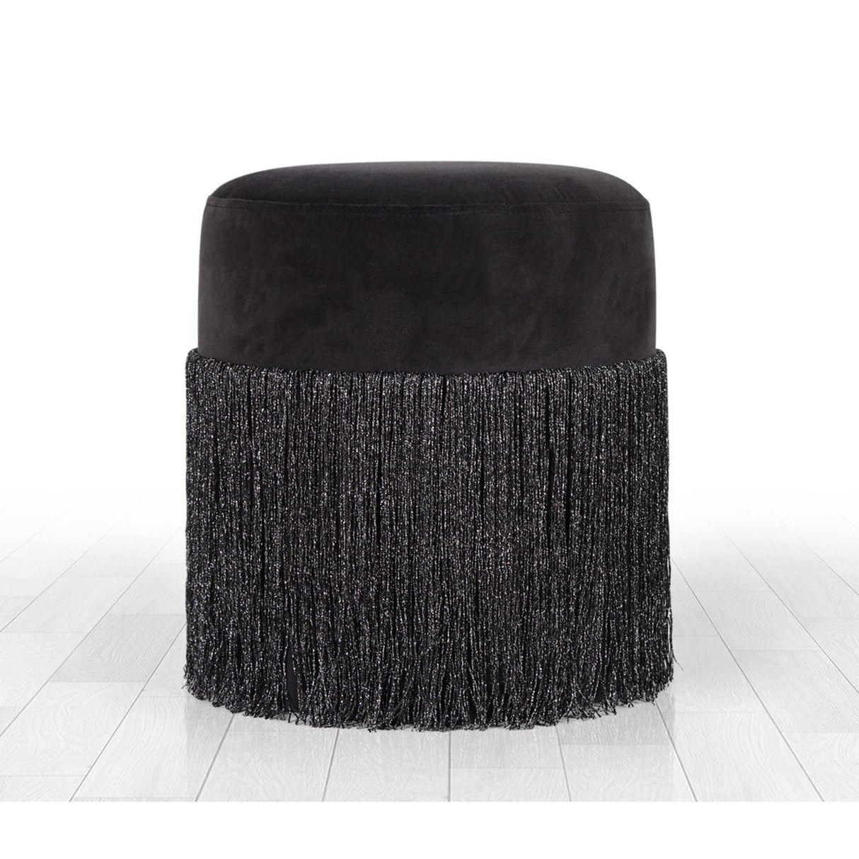 Graz (45 x 47 cm) Sittpuff Svart