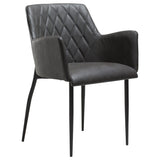 Rombo Stol Vintage Grey Art.Leather