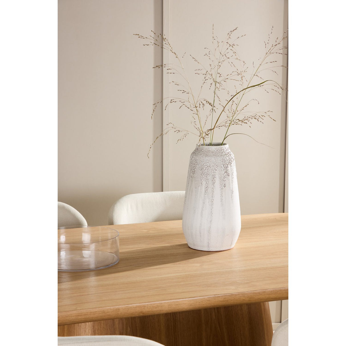 Stjärnö, Lilja Oval matgrupp Beige, Natur, 200 x 90