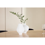 Strada, Edina Oval matgrupp Svart, Vitpigmenterad, ⌀120