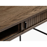 Accento 60x120 cm Skrivbord Rökt ek