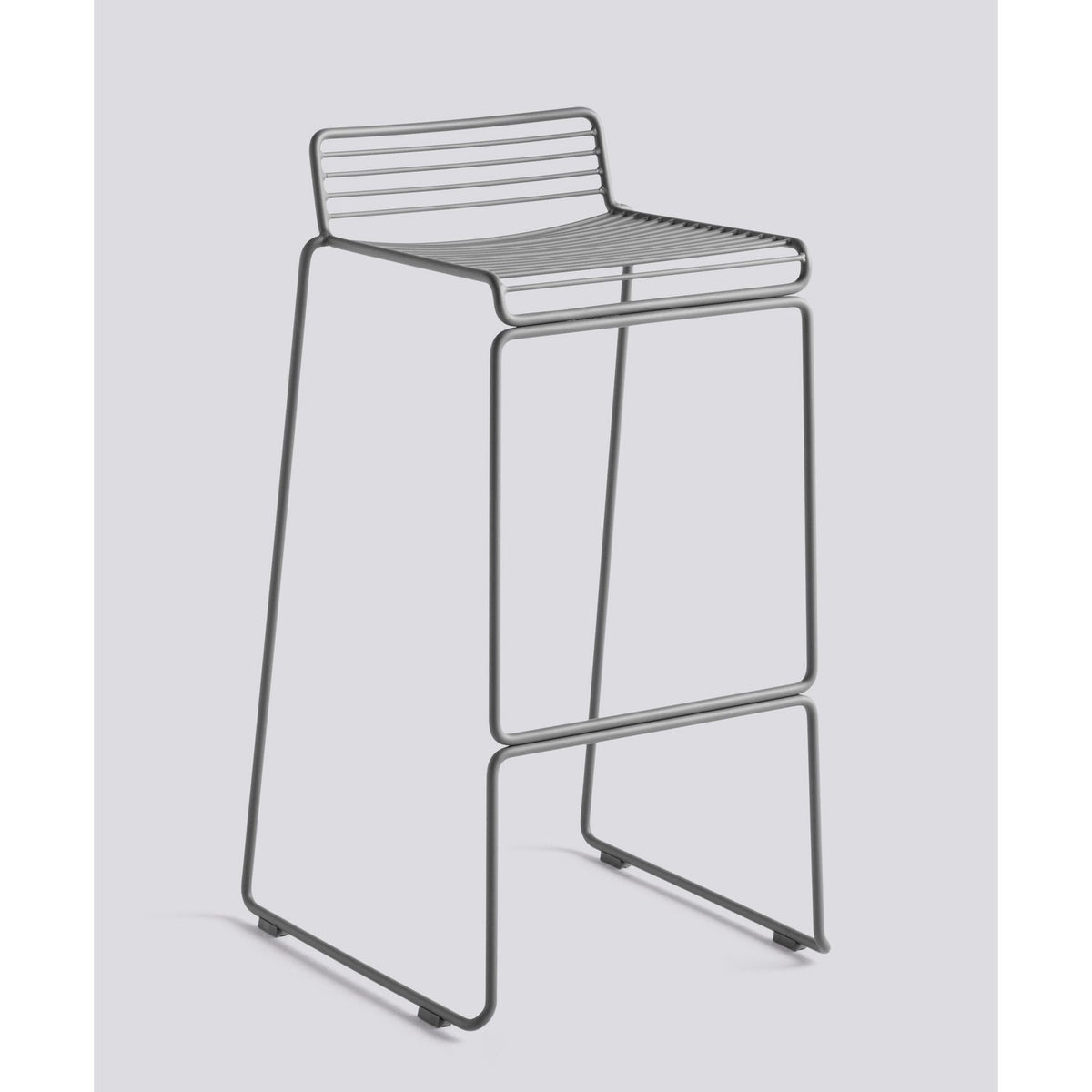 Hee 75 cm Barpall Asphalt grey – pulverlackerat stål