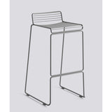 Hee 75 cm Barpall Asphalt grey – pulverlackerat stål