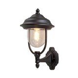 Parma E27 Vägglampa Ute Upp, Svart