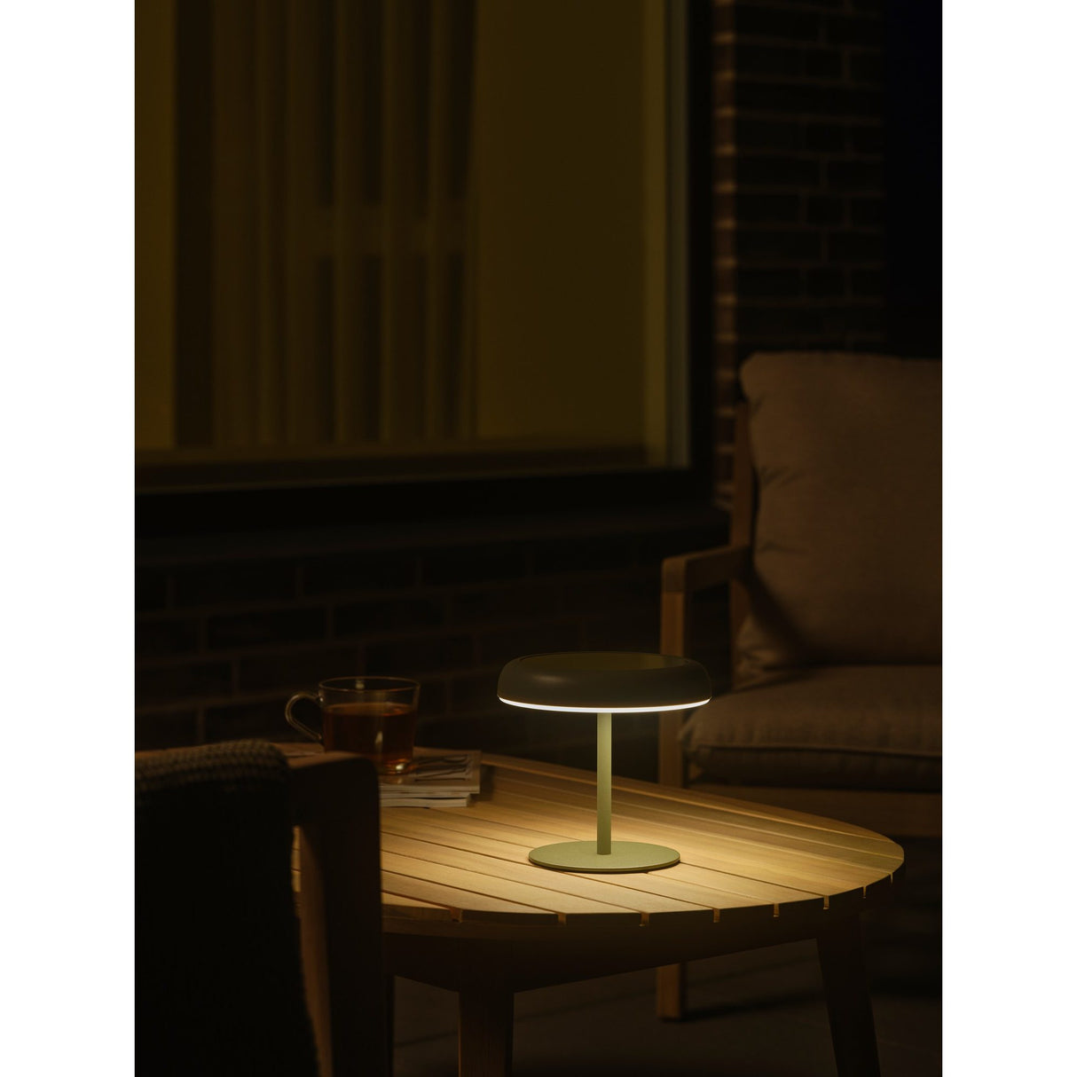 Elmer Solcell Uppladdningsbar Lampa Grön