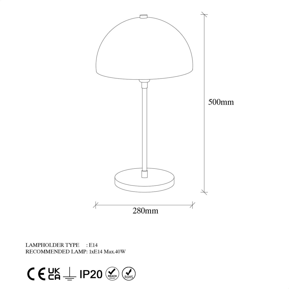 Gama Vintage Bordslampa