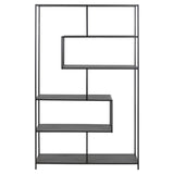 Notting Hill Bokhylla 185x114x35 cm Svart Ask