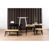 Roxby Matbord 76x105x105 cm Vit