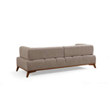 Atom 3-sits soffa Kräm