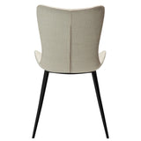 Medusa Stol Simply Beige Bouclé, Black