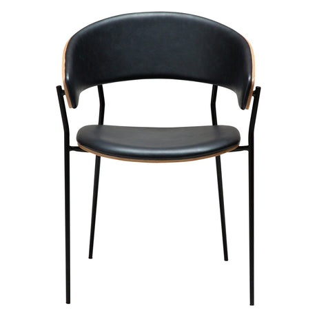 Crib Stol Raven Black, Bleached Oak