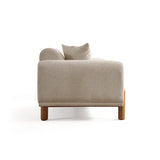 Accra 3-sits (228 x 88 x 75 cm) Creme 3-sits bäddsoffa