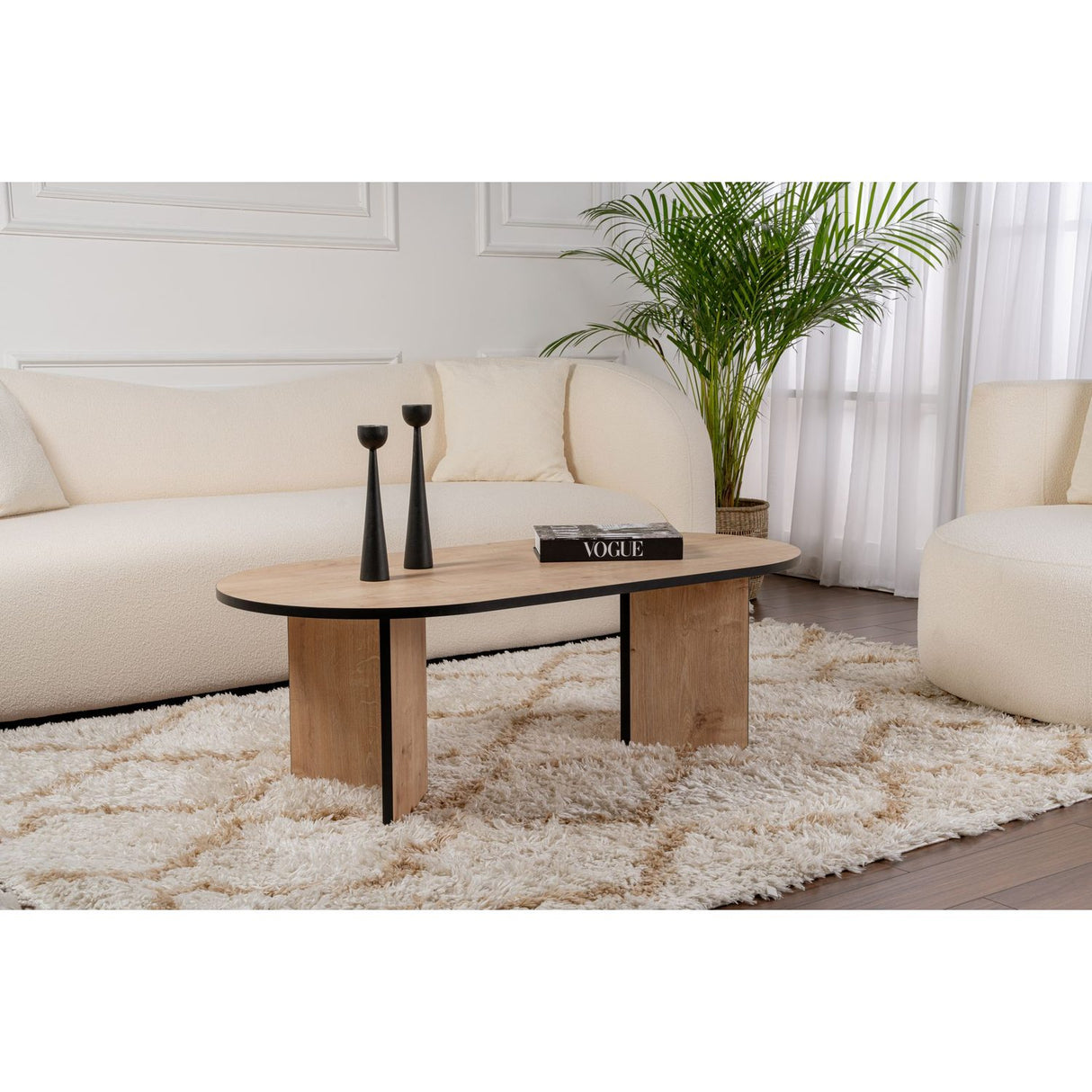 Trentino Soffbord Sapphire Oak Svart