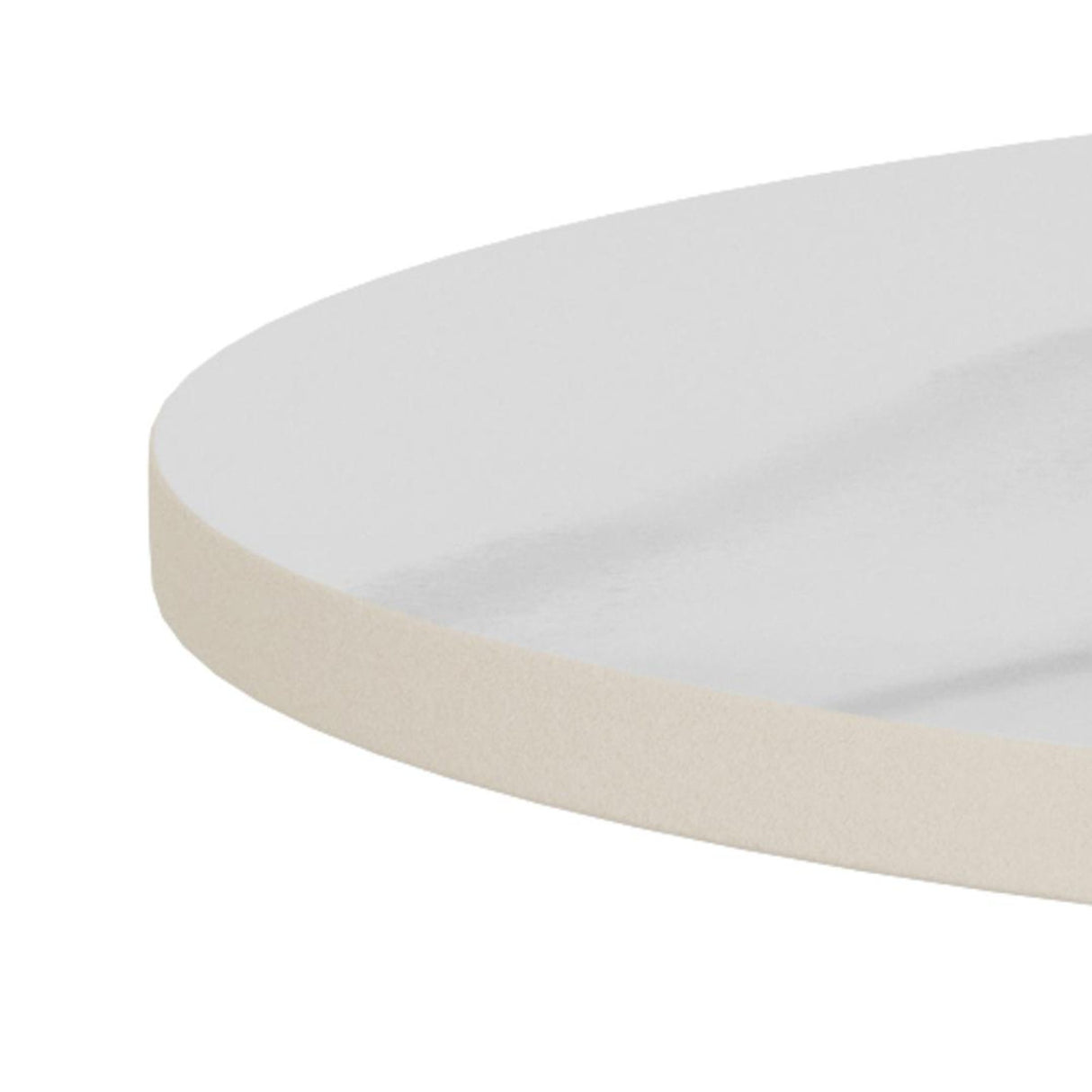 Nimbus Sidobord Keramik Vit 45 cm Runt